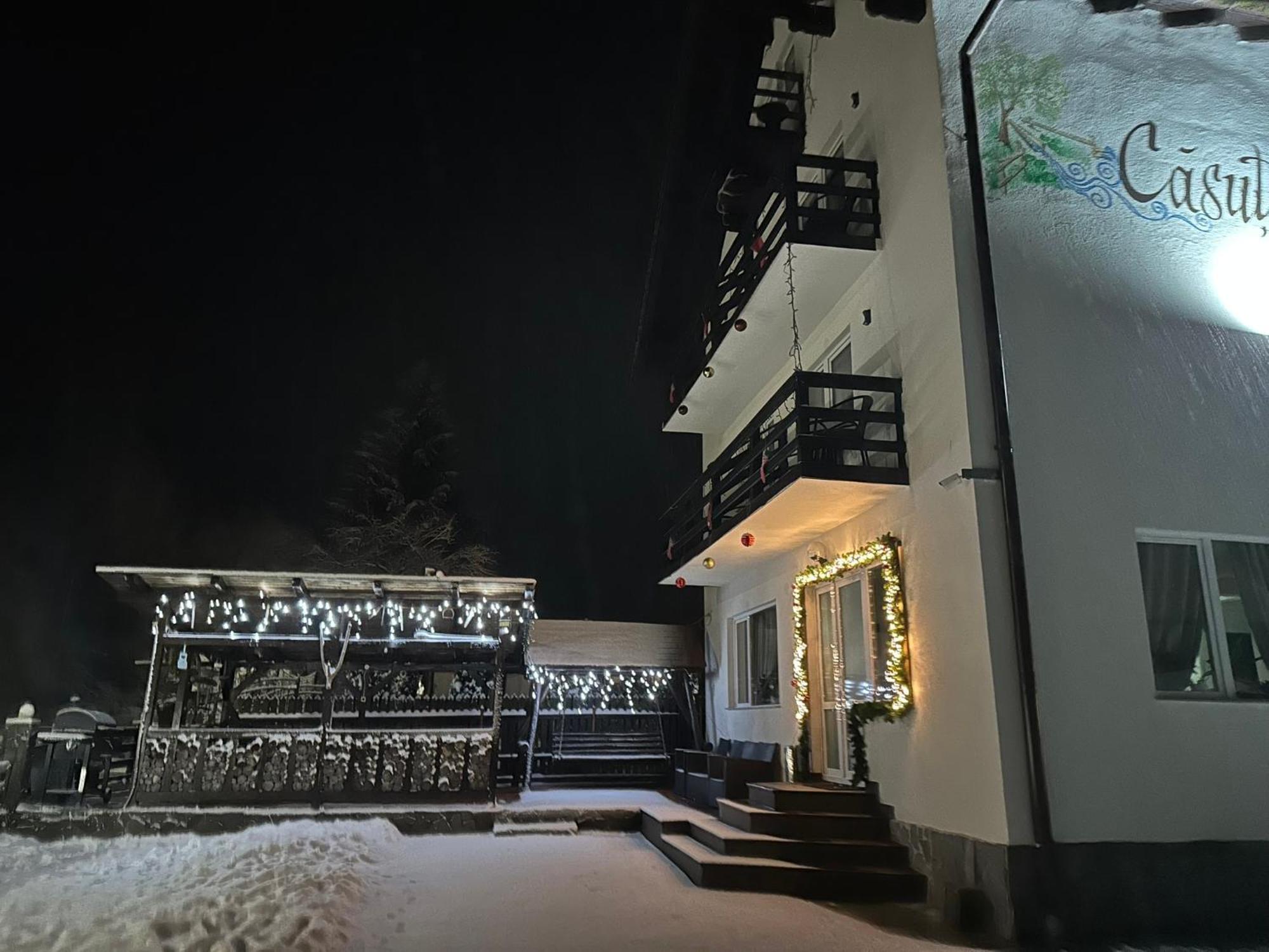 Hotel Casuta De Langa Izvor Moeciu De Sus Zewnętrze zdjęcie